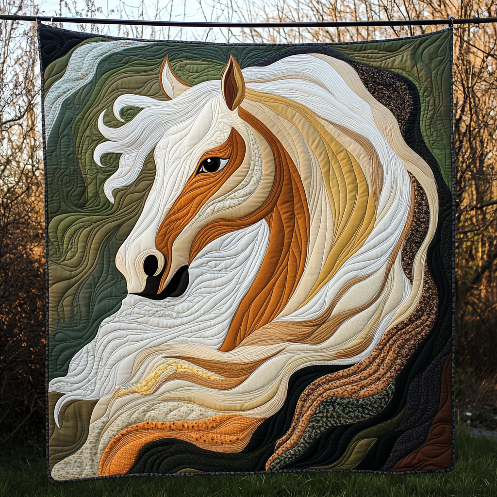 Celestial Charger Quilted Blanket - Throw (55" x 60")