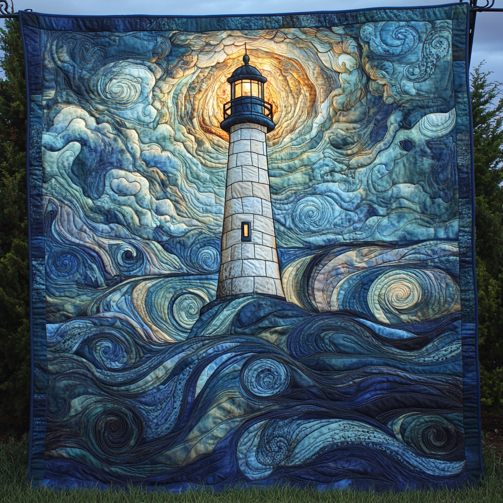Celestial Guide Quilted Blanket - Throw (55" x 60")