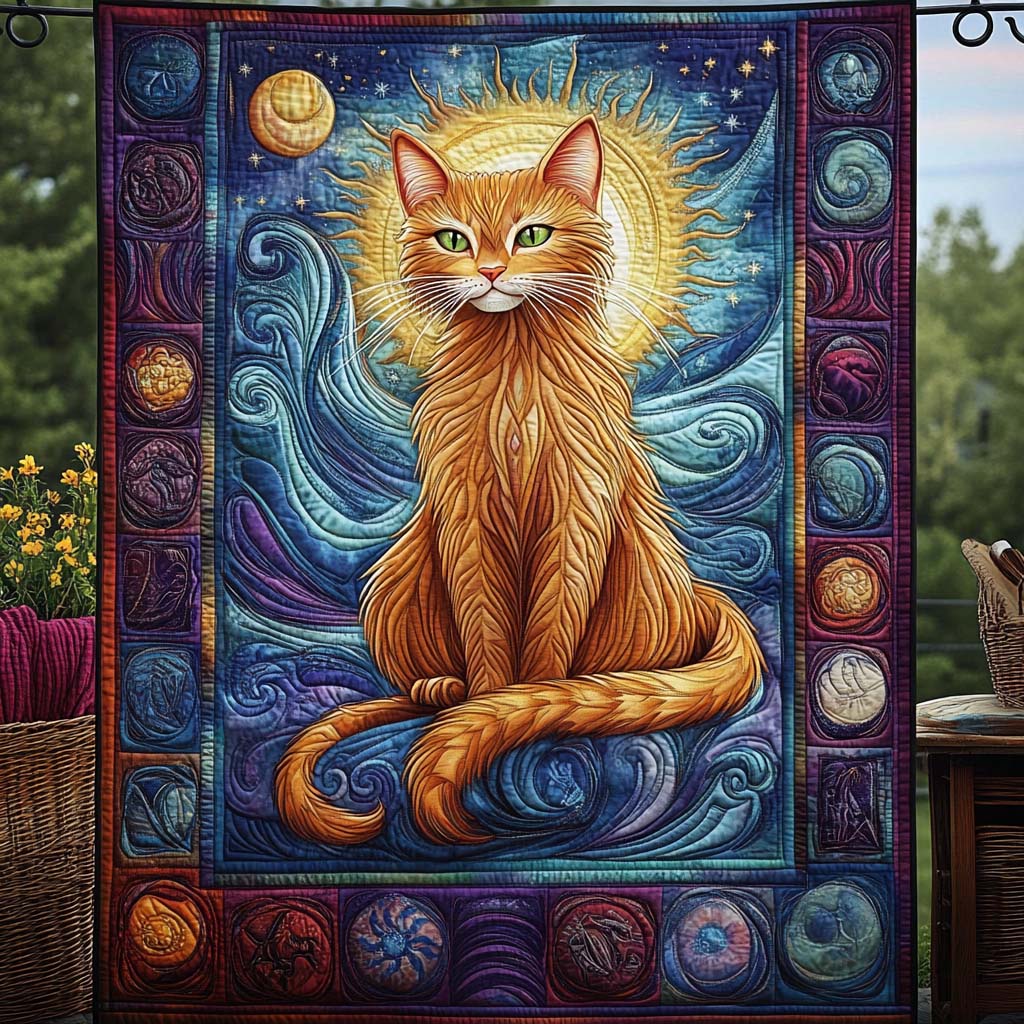 Celestial Kitty Quilted Blanket - Baby (30" x 40") - Pack 1