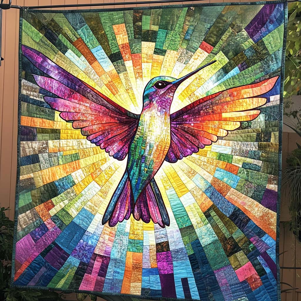 Celestial Soar Quilted Blanket - Throw (55" x 60")