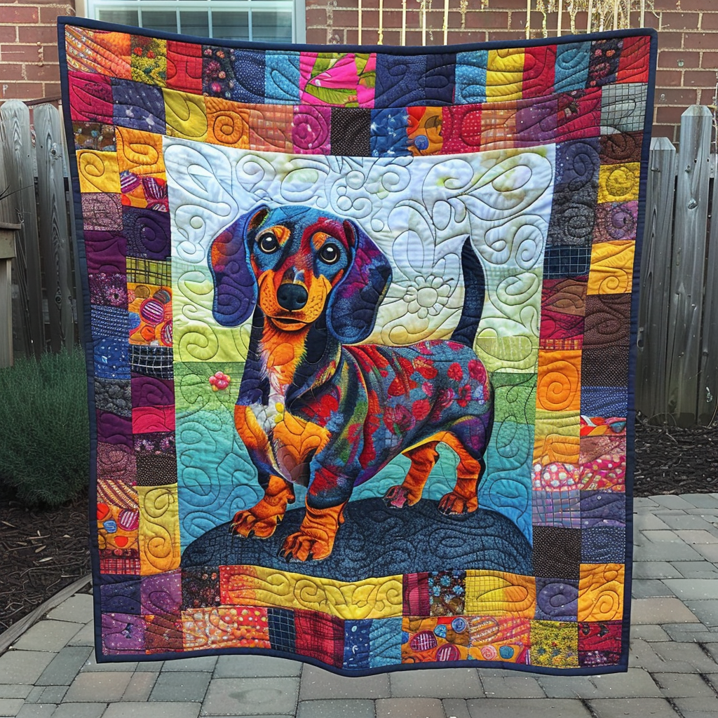 Charming Dashie Quilted Blanket - Throw (55" x 60")