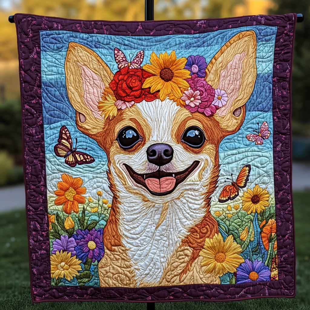 Charming Chi Quilted Blanket - Throw (55" x 60")
