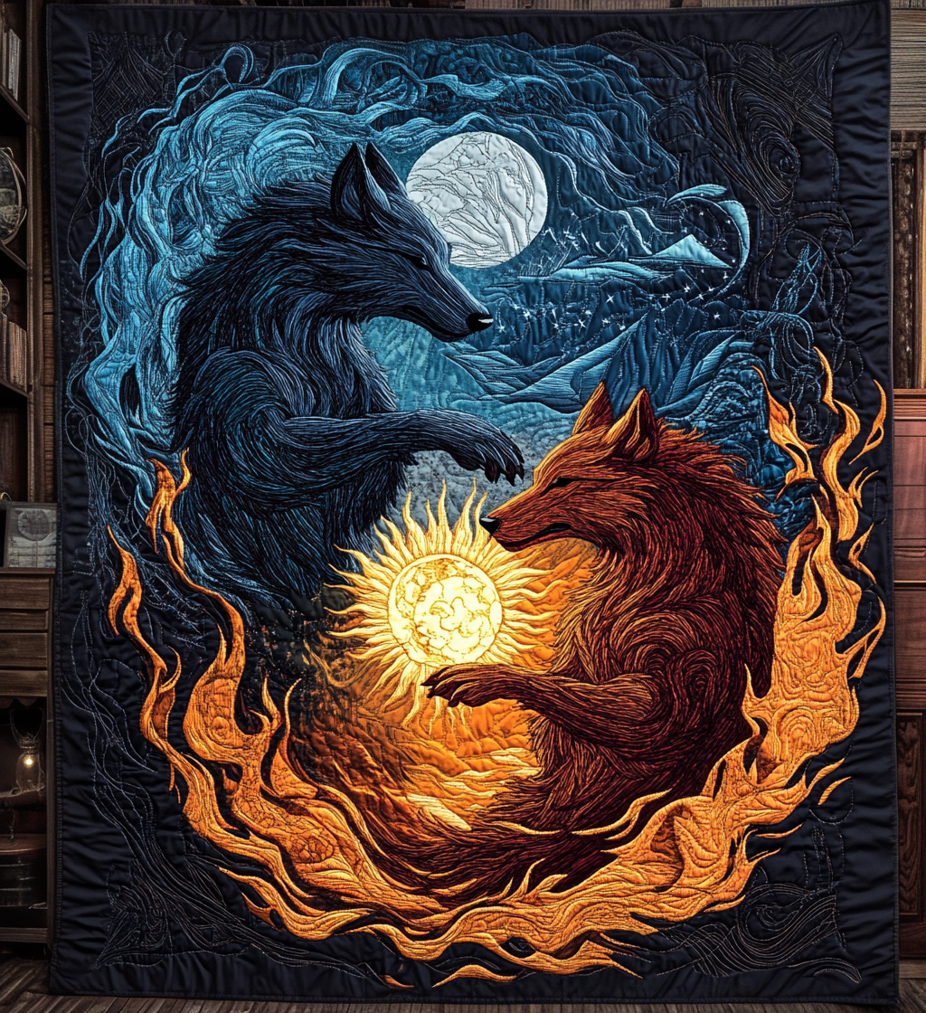 Chasing Stars Quilted Blanket - Throw (55" x 60")