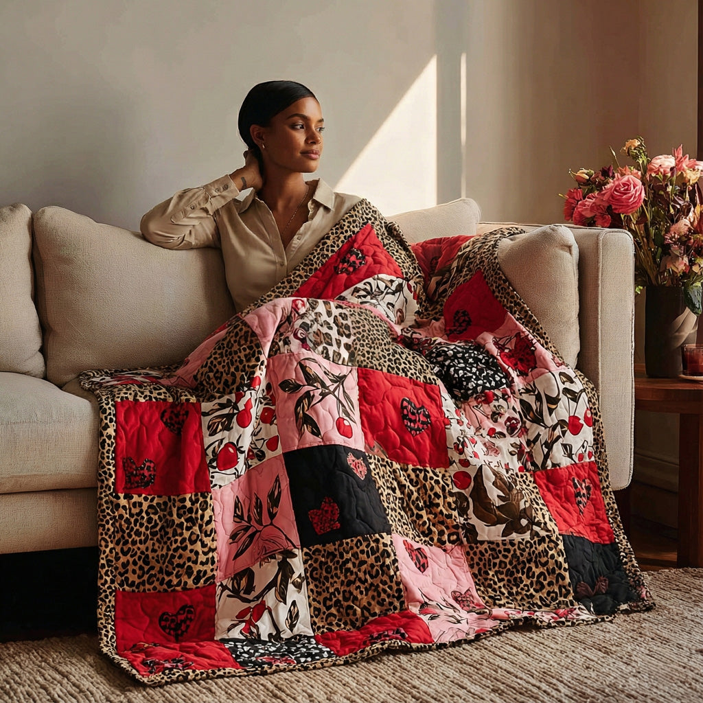 Cherry Noir Muse Quilted Blanket - Baby (30" x 40") - Pack 1