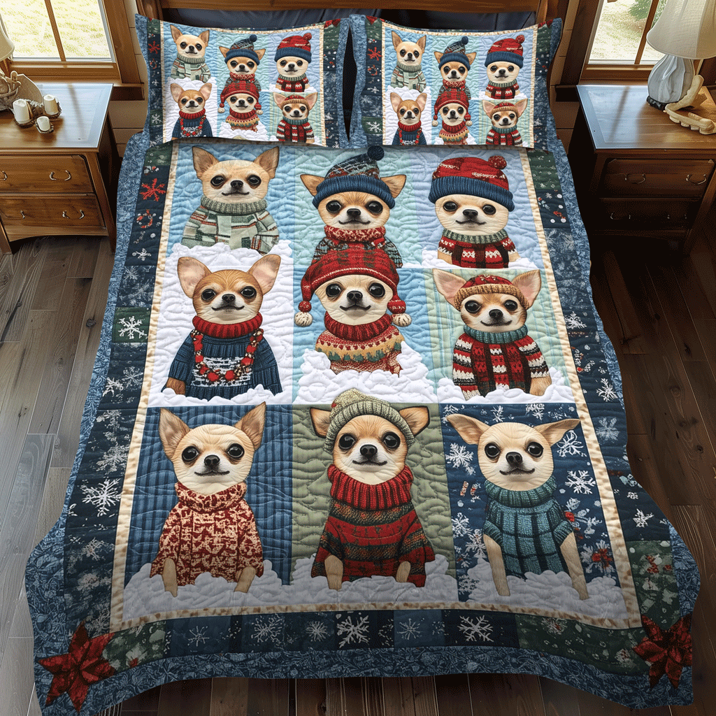 Chi-mas Joyride 3-Piece Quilted Bedding Set - Single (59" x 70")