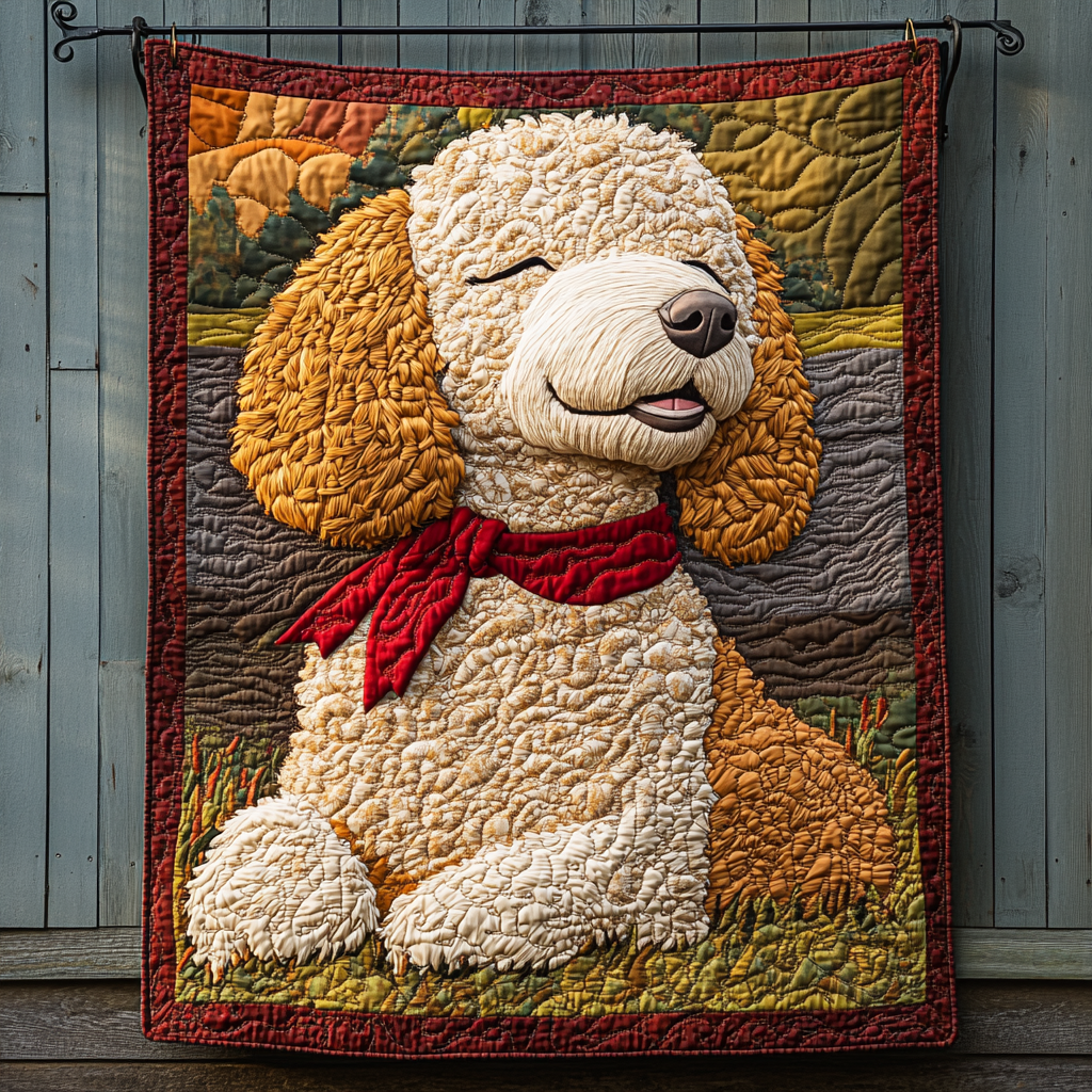 Chic Canine Quilted Blanket - Throw (55" x 60")
