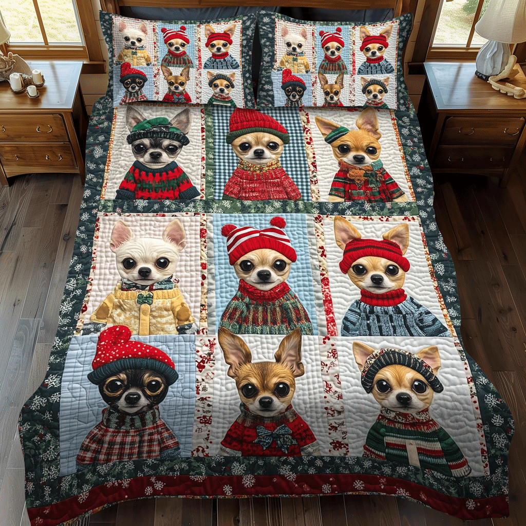 Chichi Wonders 3-Piece Quilted Bedding Set - Single (59" x 70")