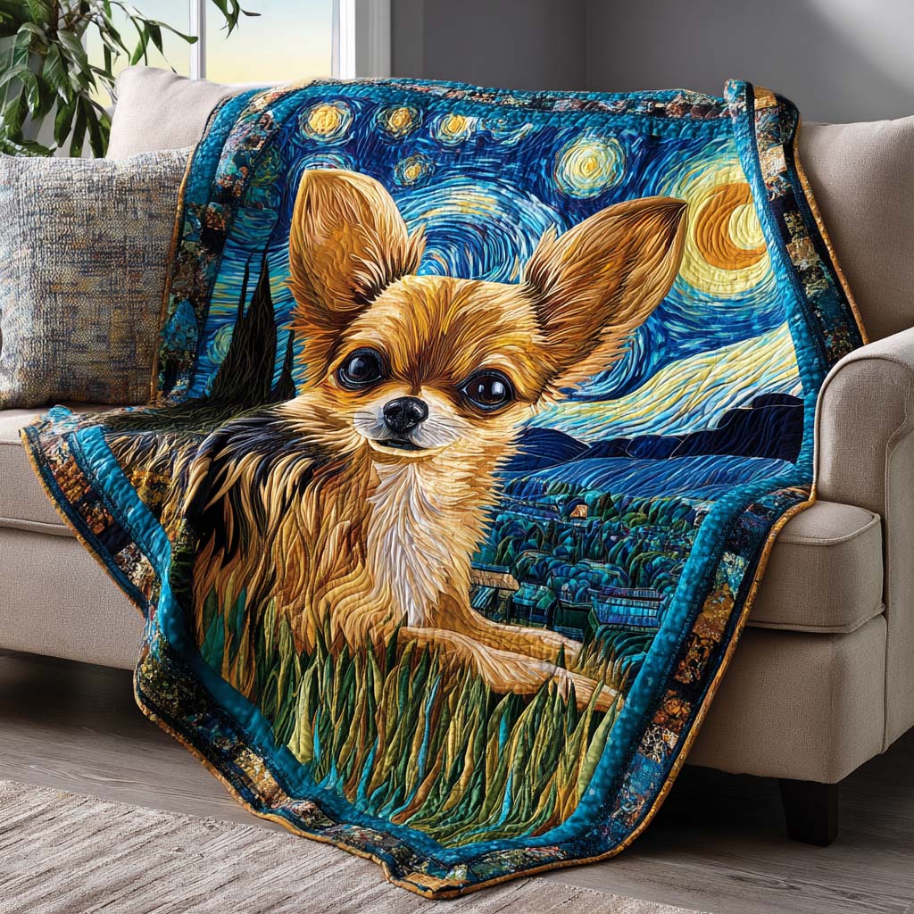 Chihuahua Magic Quilted Blanket - Baby (30" x 40") - Pack 1