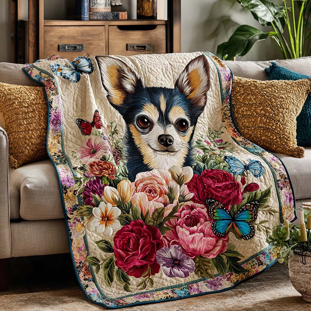 Chihuahua Spirit Quilted Blanket - Baby (30" x 40") - Pack 1