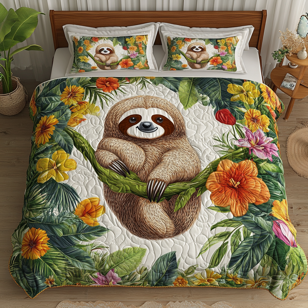 Chill Companion 3-Piece Quilted Bedding Set - Single (59" x 70")