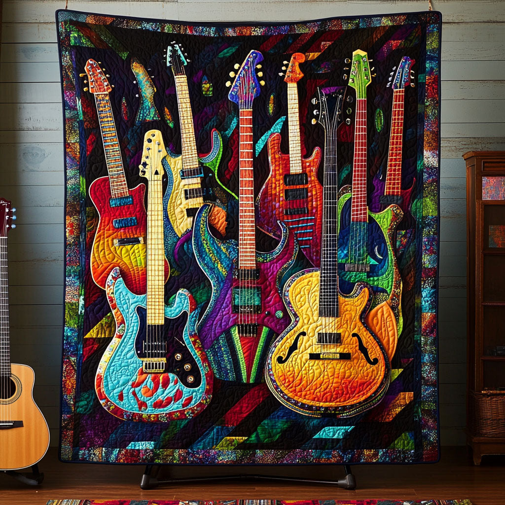 Chord Craze Quilted Blanket - Throw (55" x 60")
