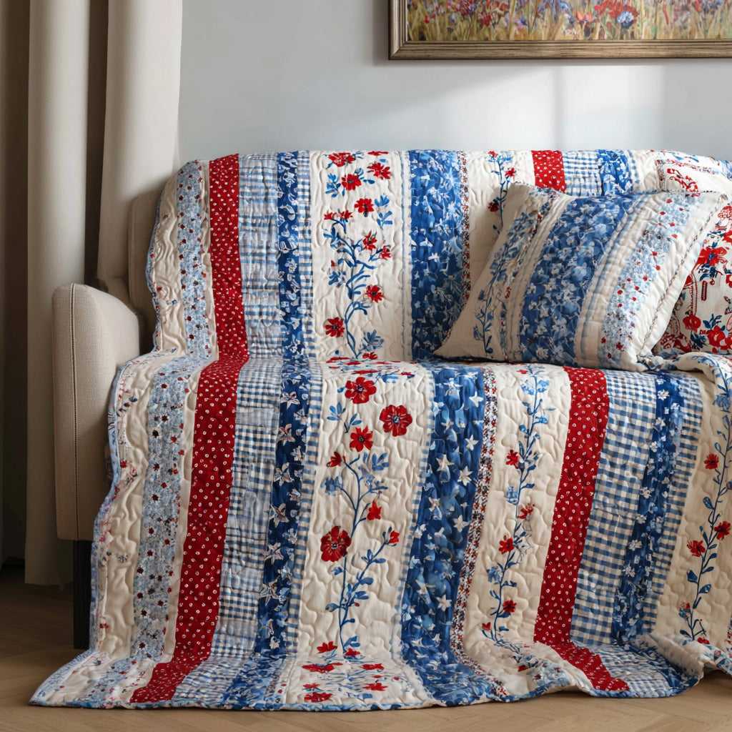 Classic Americana Quilted Blanket - Baby (30" x 40") - Pack 1