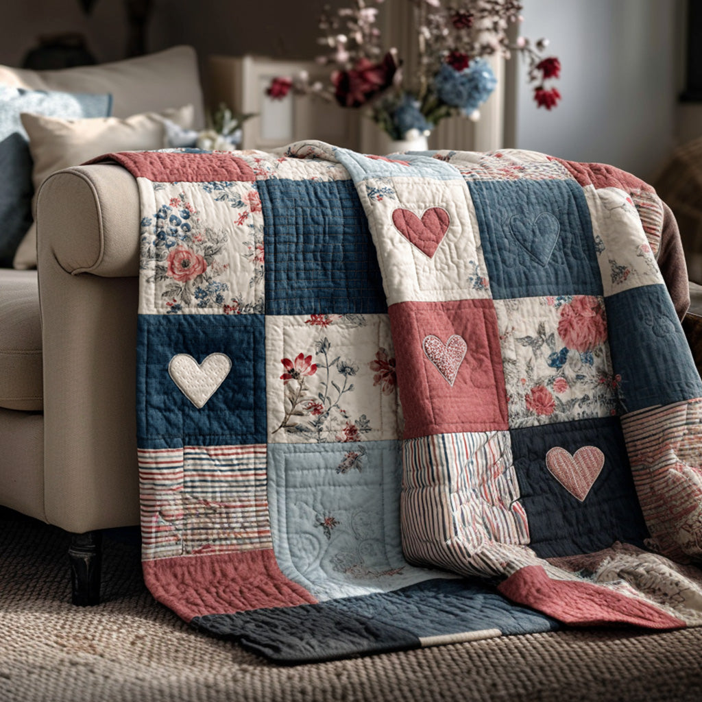 Classic Country Love Quilted Blanket - Baby (30" x 40") - Pack 1