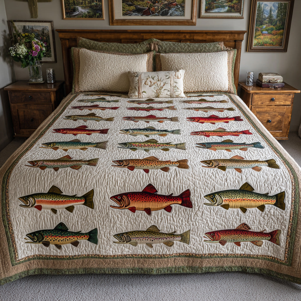 Classic Trout Row Quilted Blanket - Baby (30" x 40") - Pack 1