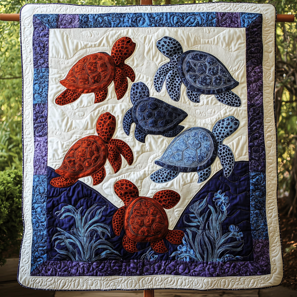 Coastal Drift Quilted Blanket - Baby (30" x 40")
