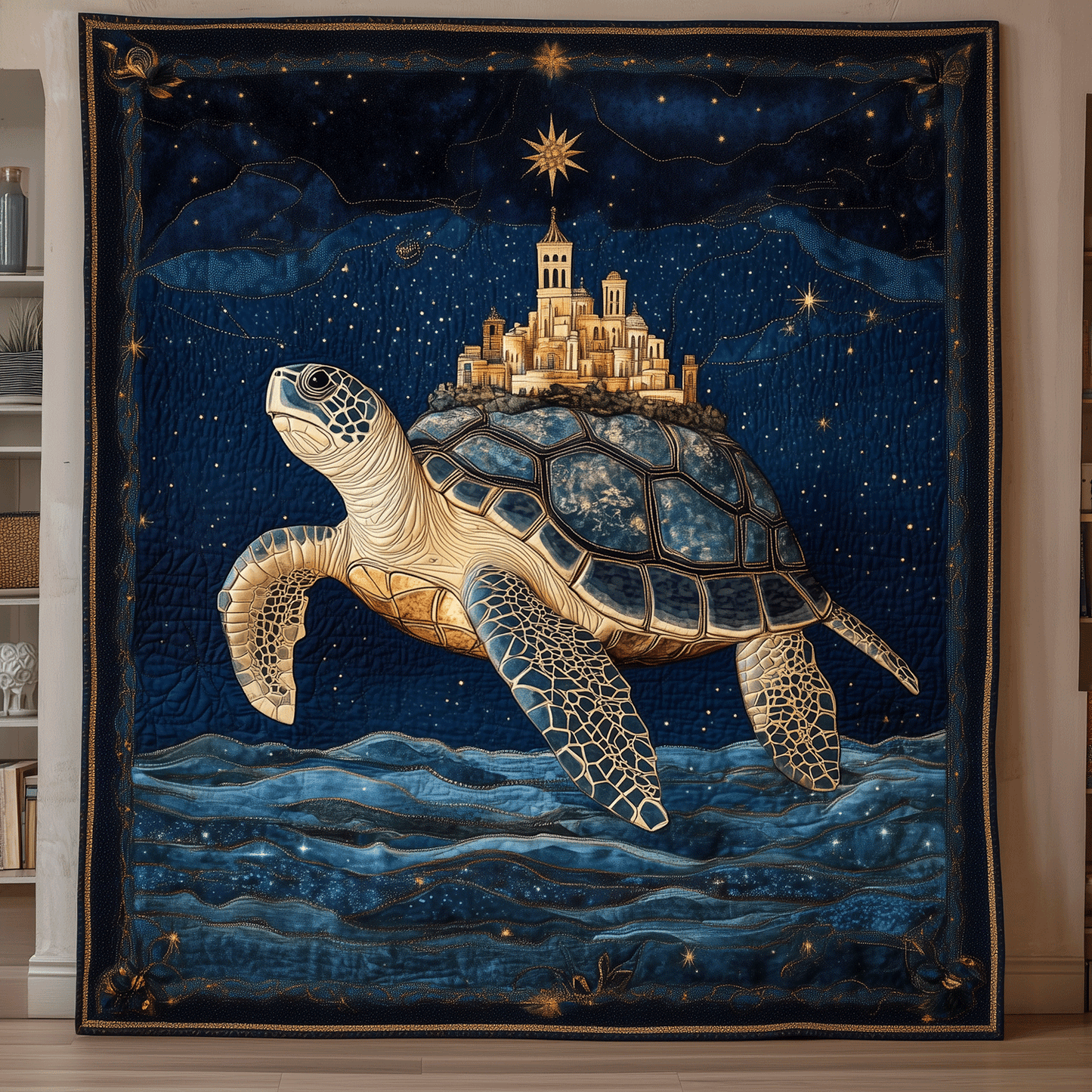 Coastal Drift Quilted Blanket - Throw (55" x 60")