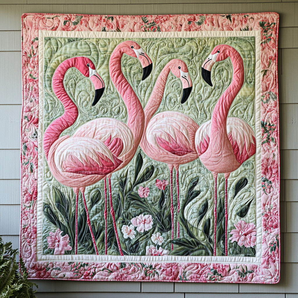 Coastal Elegance Quilted Blanket - Throw (55" x 60")