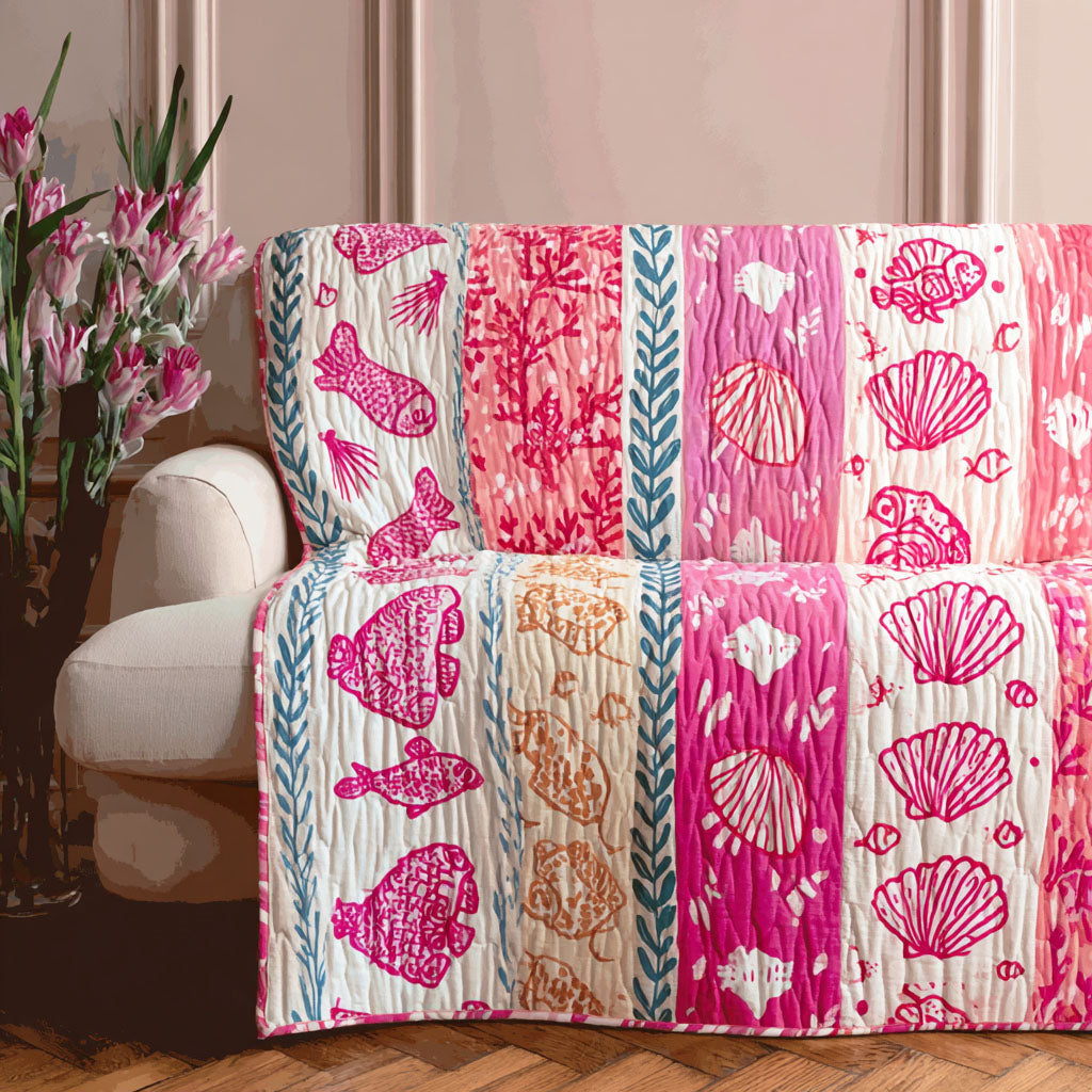 Coastal Vibes Quilted Blanket - Baby (30" x 40") - Pack 1