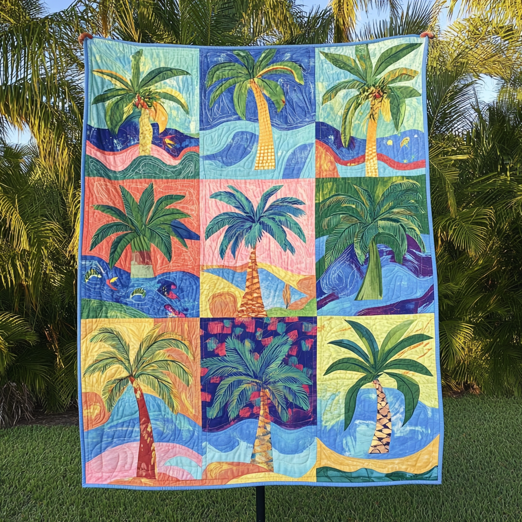 Coastal Vibes Quilted Blanket - Baby (30" x 40")