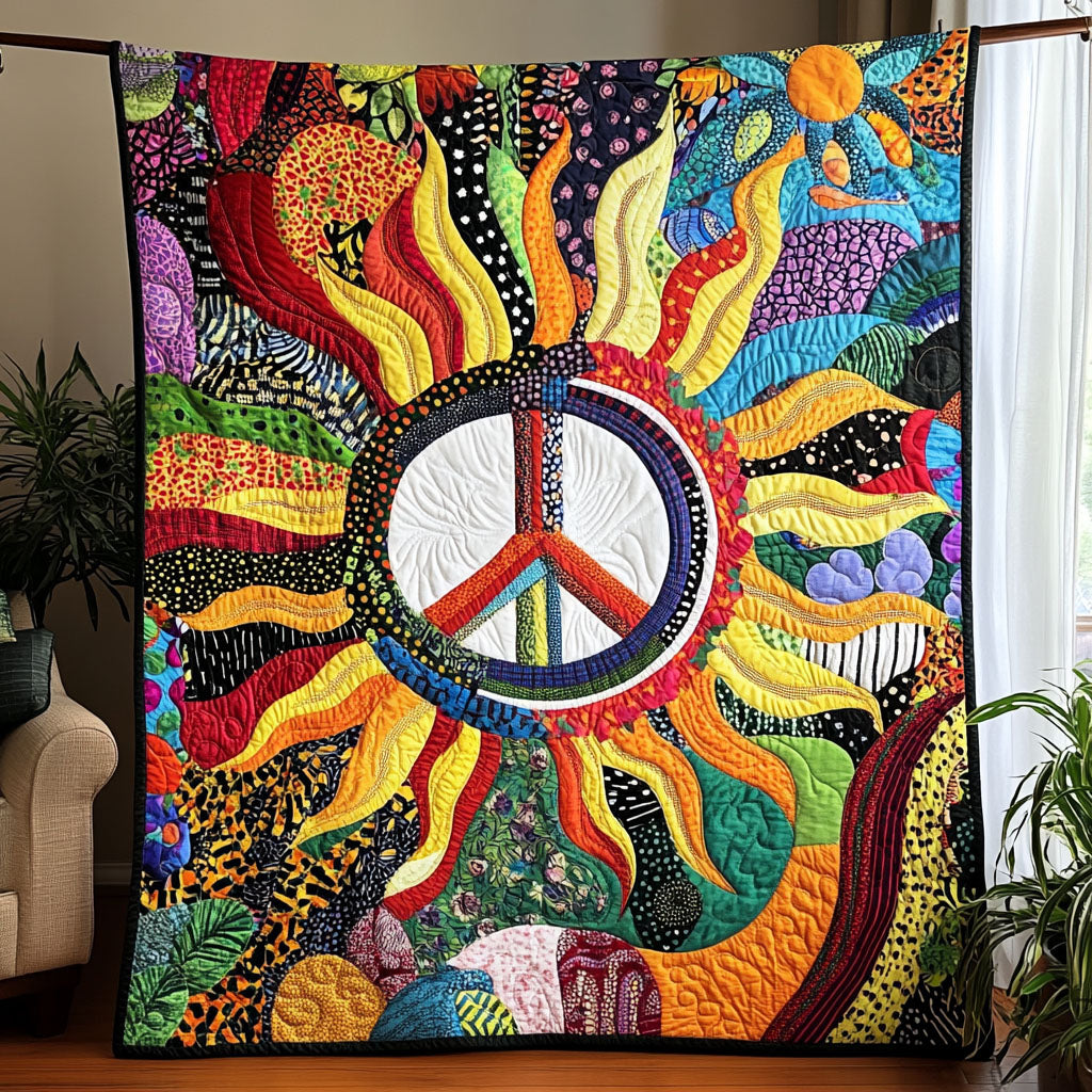 Colorful Harmony Quilted Blanket - Baby (30" x 40")