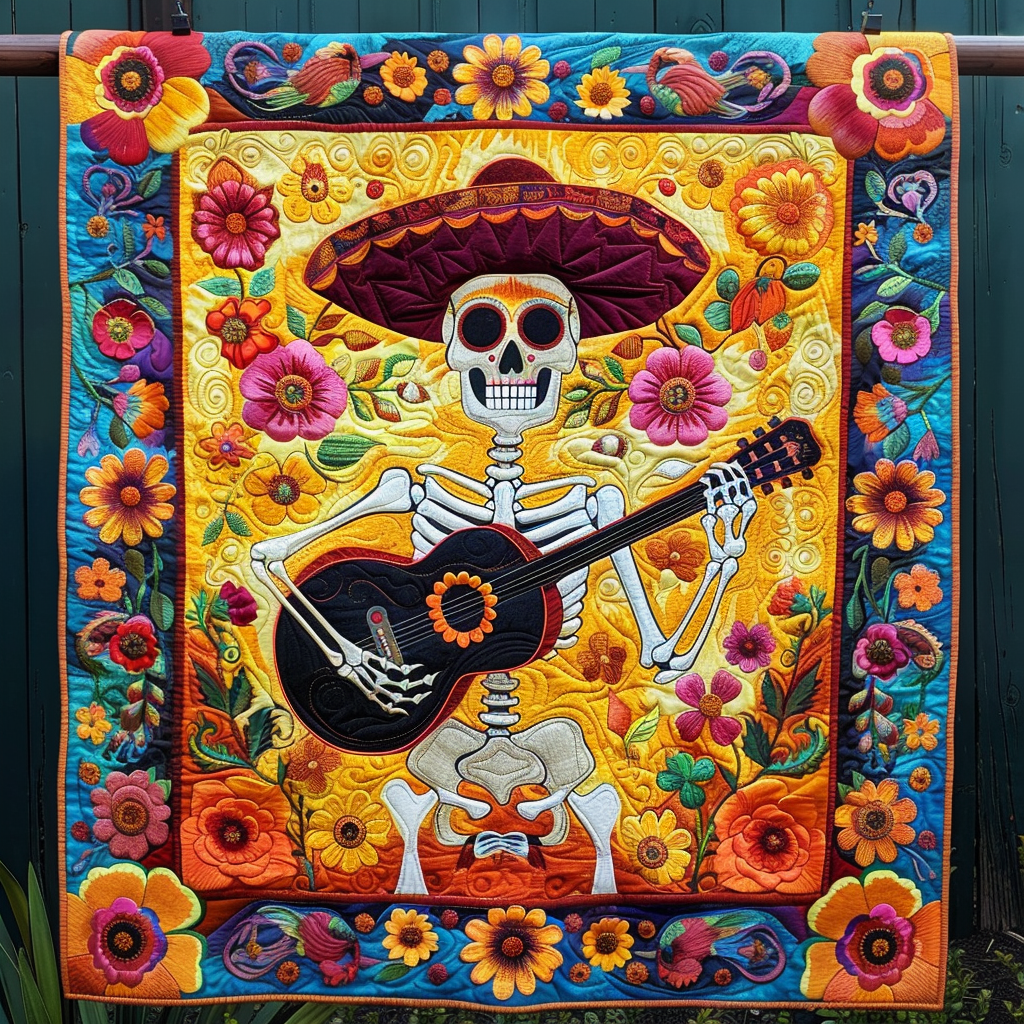 Colors of the Beyond Quilted Blanket - Throw (55" x 60")