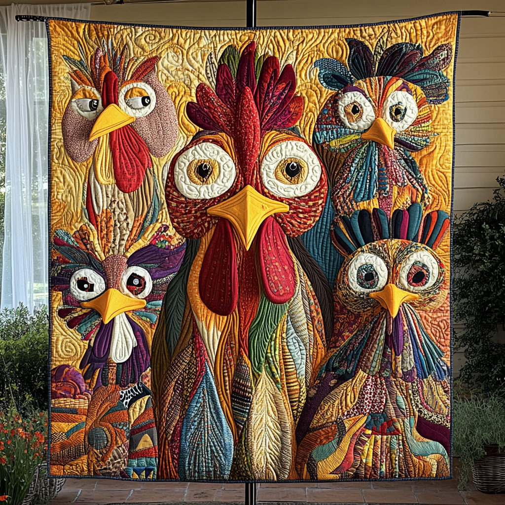 Coop Couture Quilted Blanket - Throw (55" x 60")