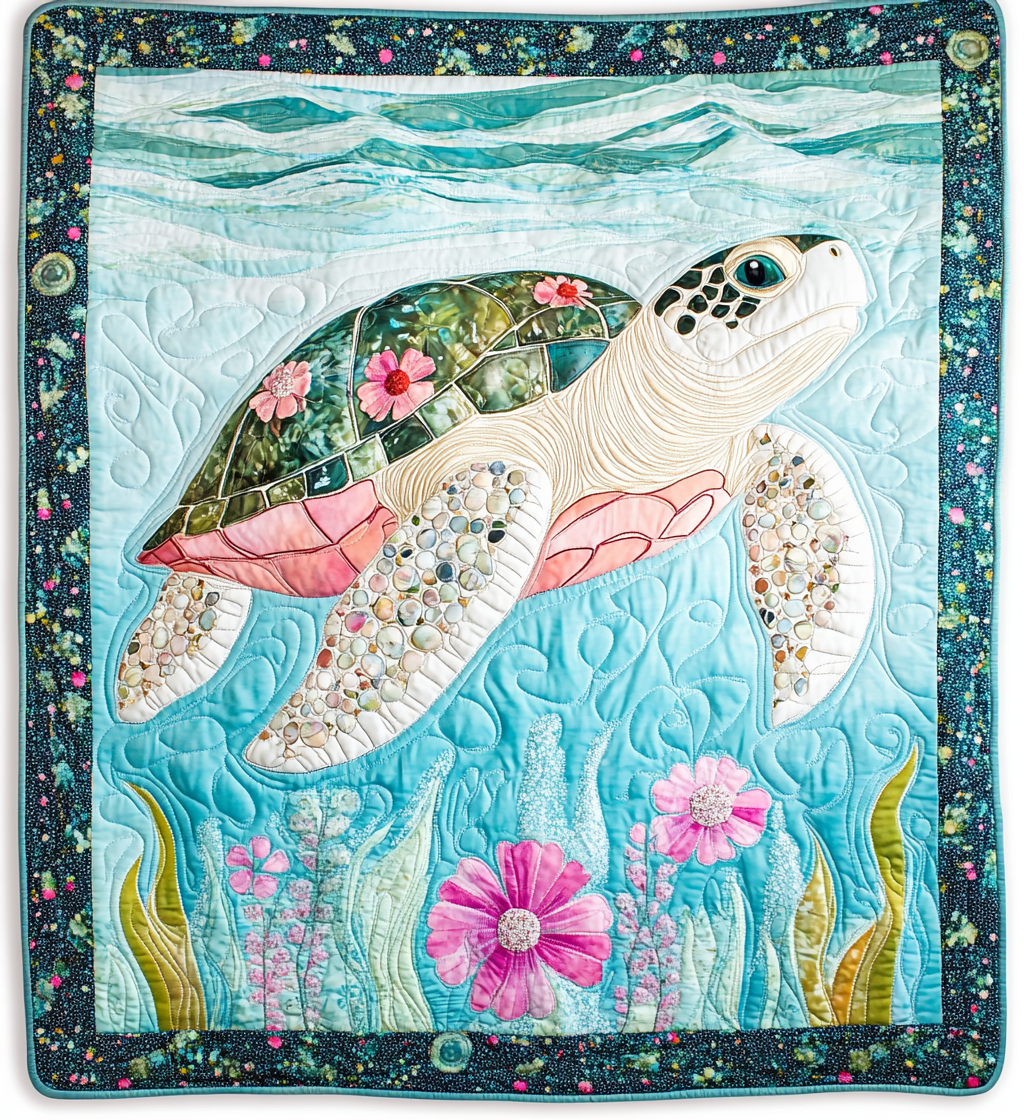 Coral Cove Quilted Blanket - Baby (30" x 40")