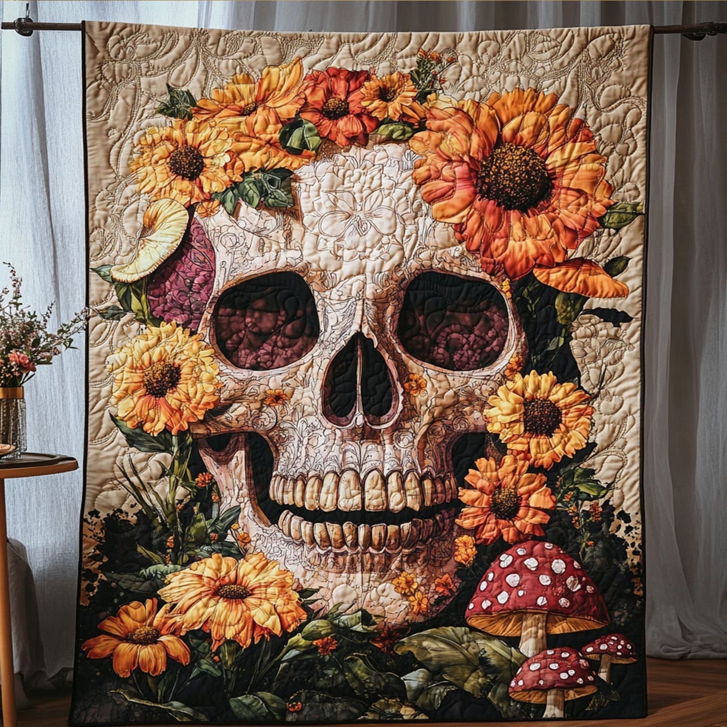 Cosmic Reverie Quilted Blanket - Throw (55" x 60")