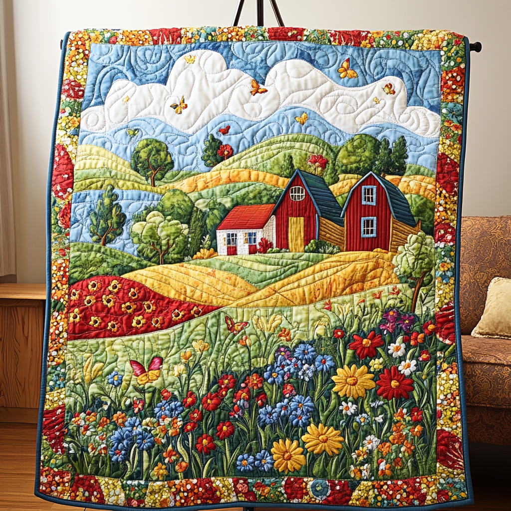 Country Bliss Quilted Blanket - Baby (30" x 40")
