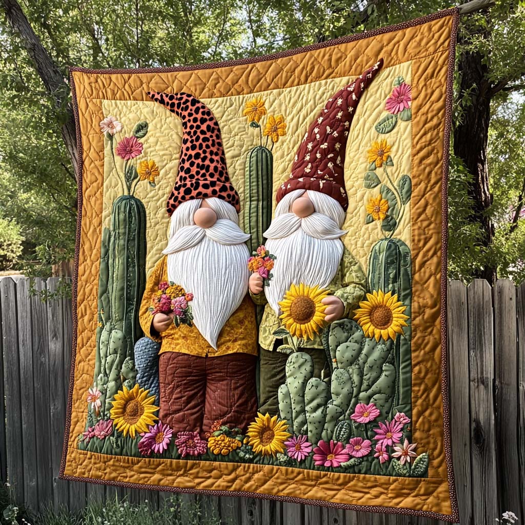 Country Gnome Life Quilted Blanket - Baby (30" x 40") - Pack 1