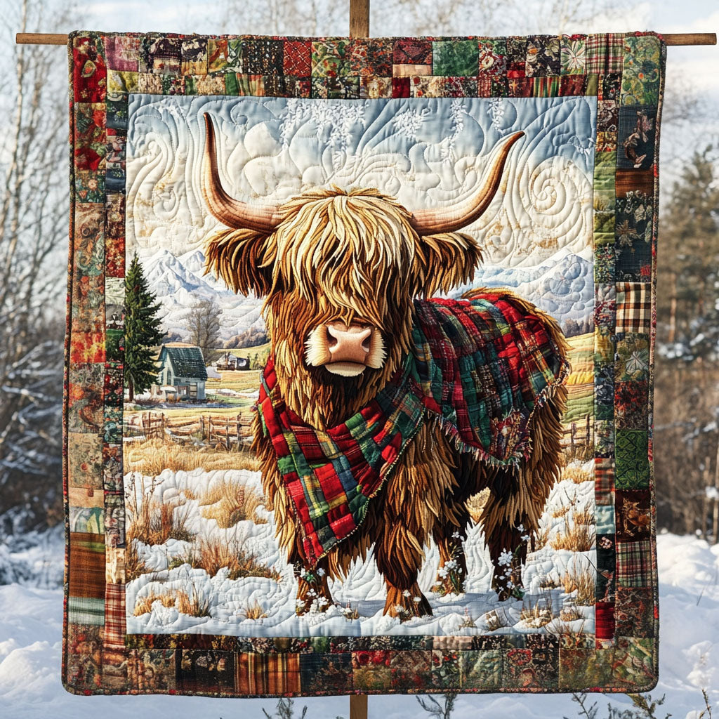 Countryside Calm Quilted Blanket - Throw (55" x 60")