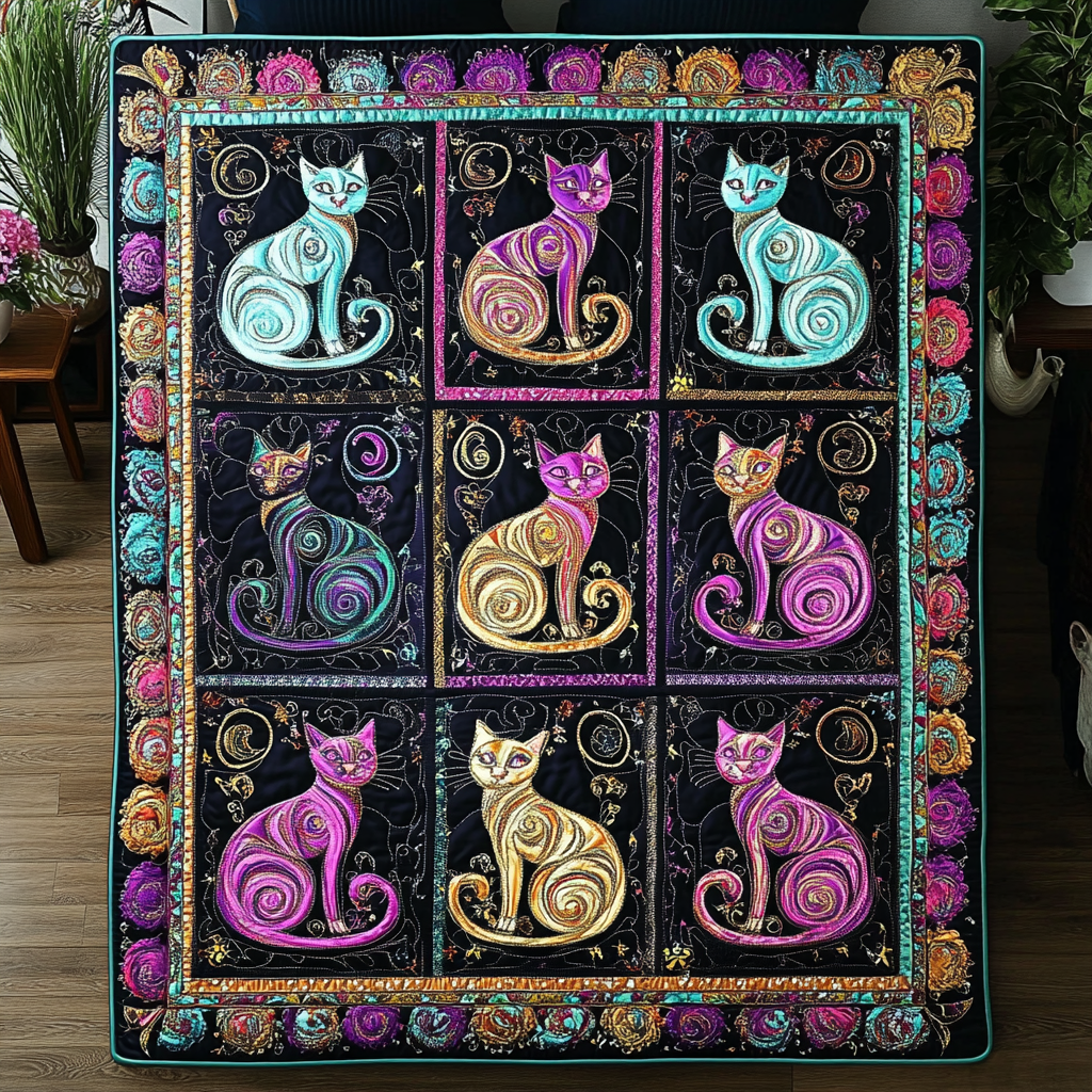 Cozy Catnap Quilted Blanket - Baby (30" x 40")