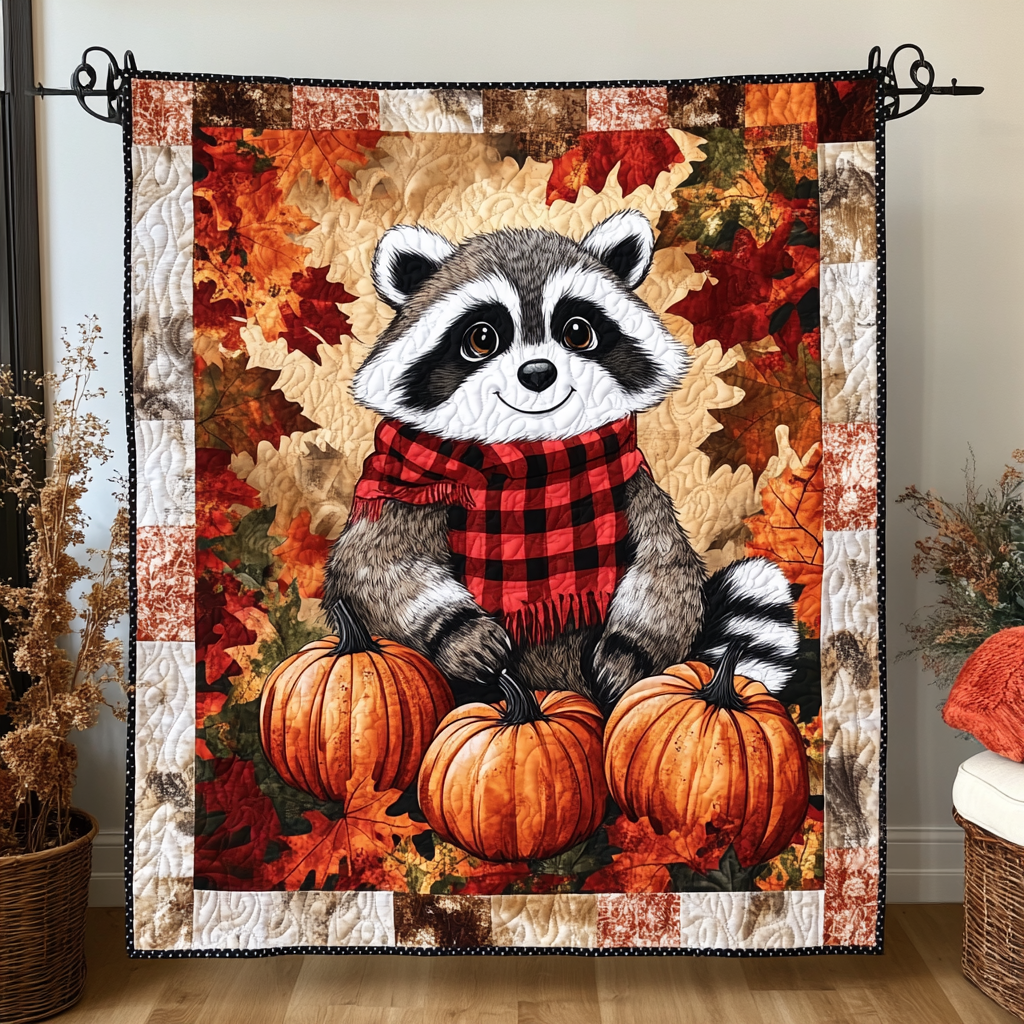 Cozy Critter Quilted Blanket - Throw (55" x 60")