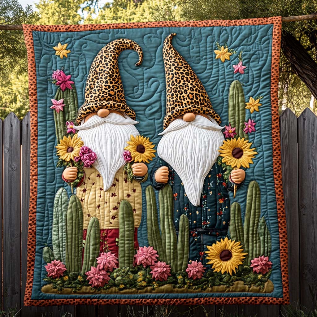 Cozy Gnome Village Quilted Blanket - Baby (30" x 40") - Pack 1