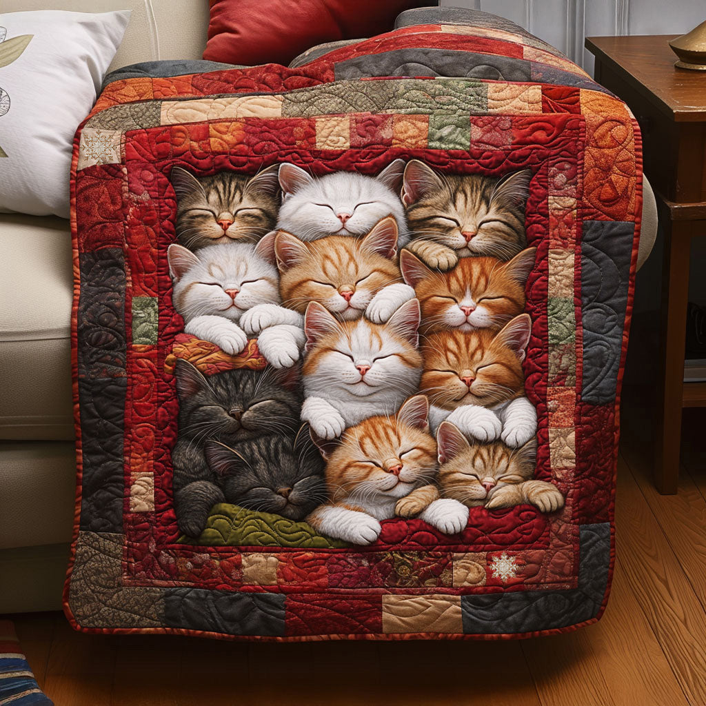 Cozy Whiskers Quilted Blanket - Baby (30" x 40") - Pack 1