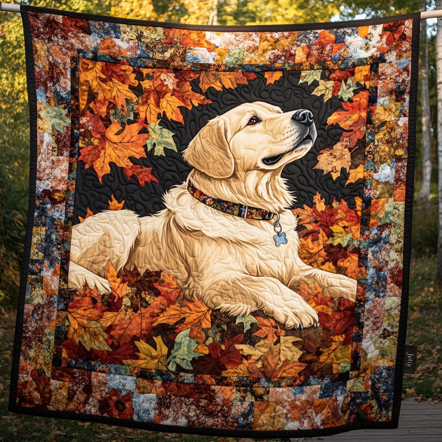 Creamy Companion Quilted Blanket - Throw (55" x 60")