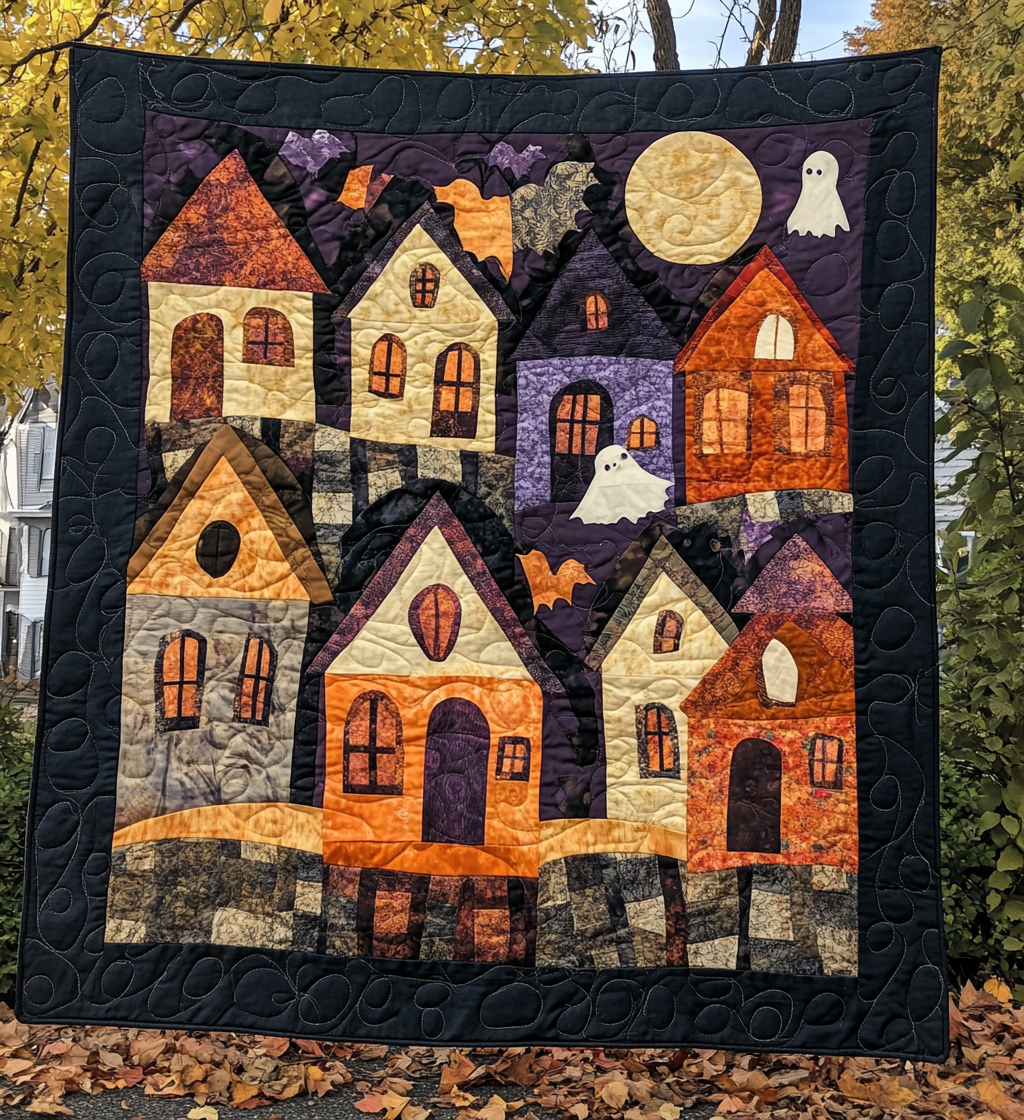 Creepy Critters Quilted Blanket - Throw (55" x 60")