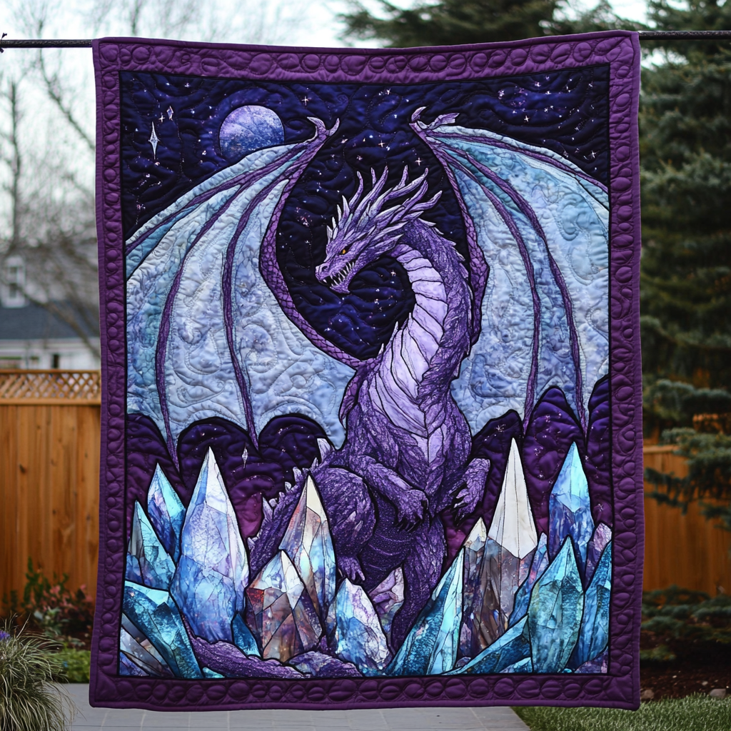 Crystal Claw Quilted Blanket - Throw (55" x 60")