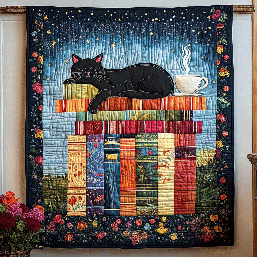 Cuddle Cat Dream Quilted Blanket - Throw (55" x 60")