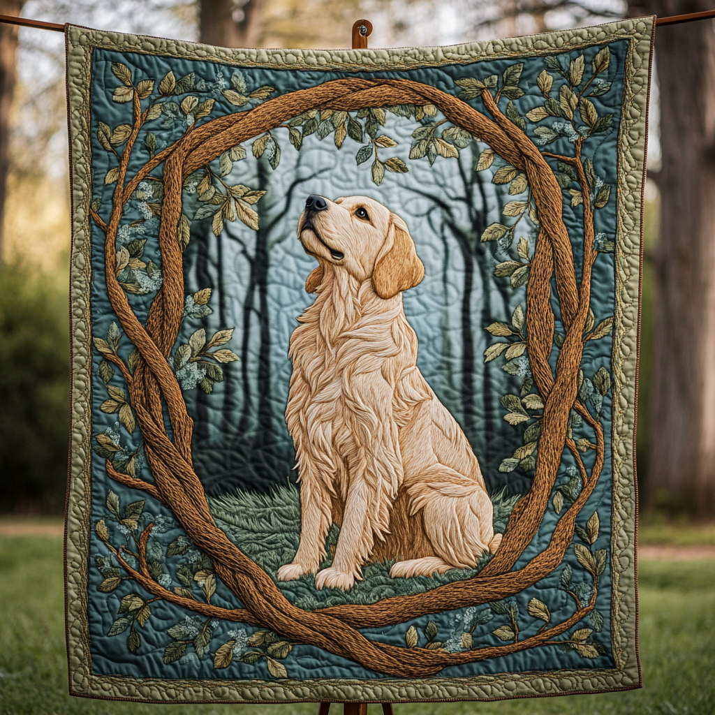 Cuddle Gold Quilted Blanket - Throw (55" x 60")