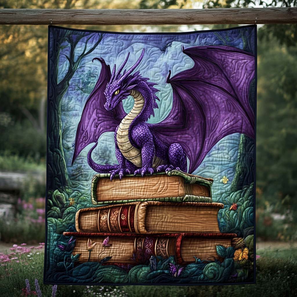 Darkwing Whisper Quilted Blanket - Throw (55" x 60")