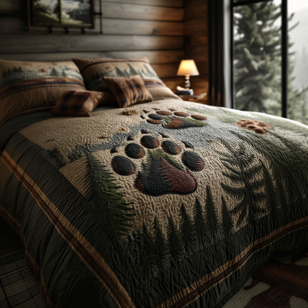 Deep Woods Legacy 3-Piece Quilted Bedding Set - Single (59" x 70")