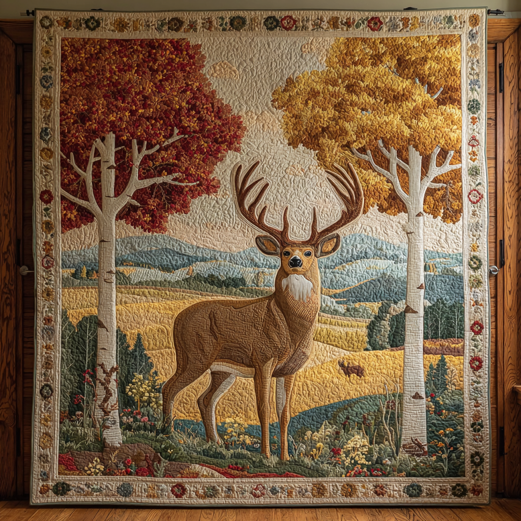 Deer Haven Quilted Blanket - Baby (30" x 40") - Pack 1