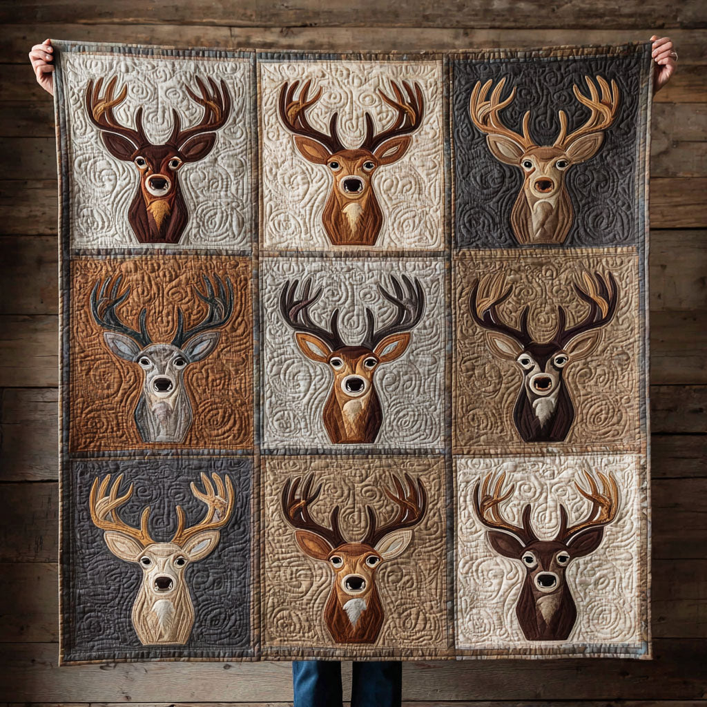 Deer Haven Quilted Blanket - Baby (30" x 40") - Pack 1