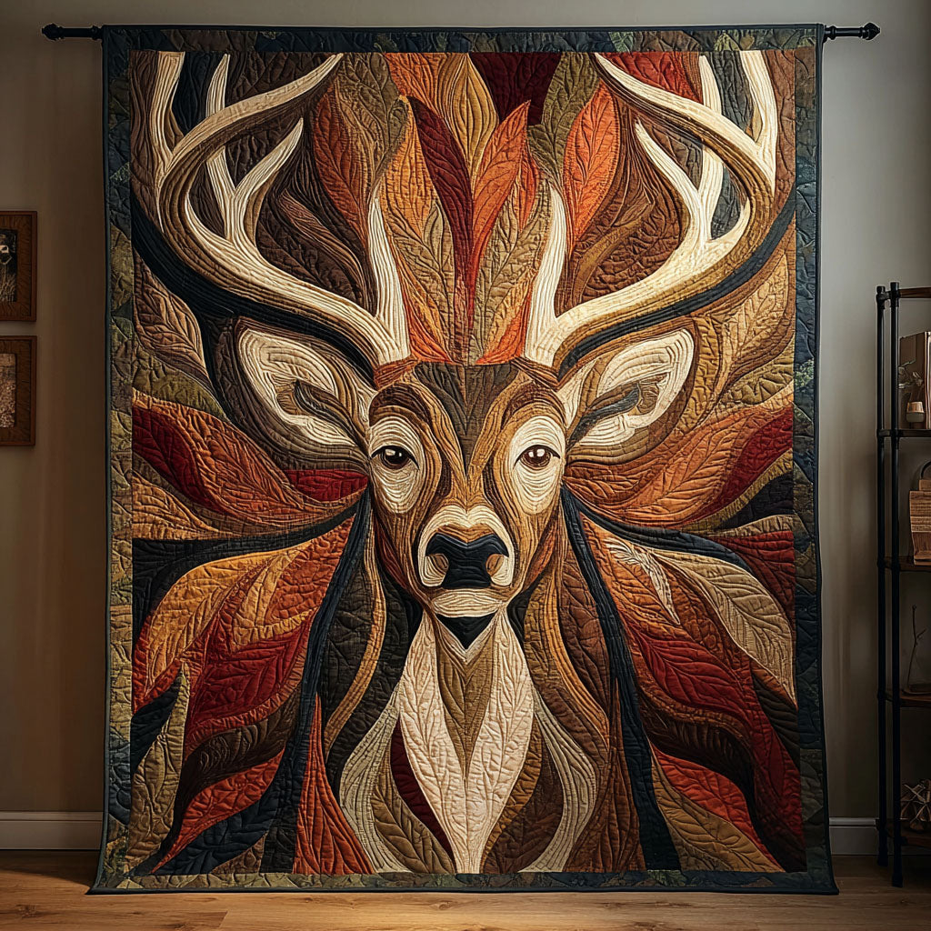 Deer Spirit Quilted Blanket - Baby (30" x 40") - Pack 1