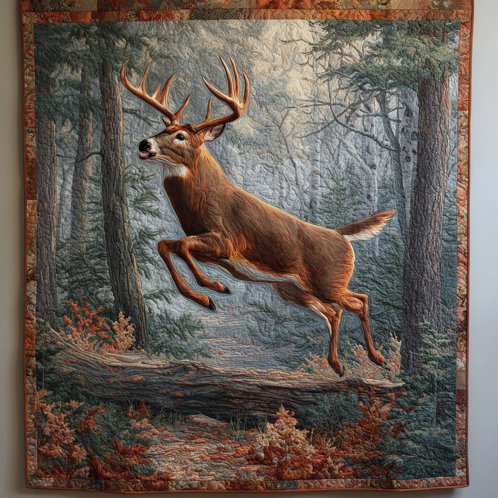 Deer Whisper Quilted Blanket - Baby (30" x 40") - Pack 1