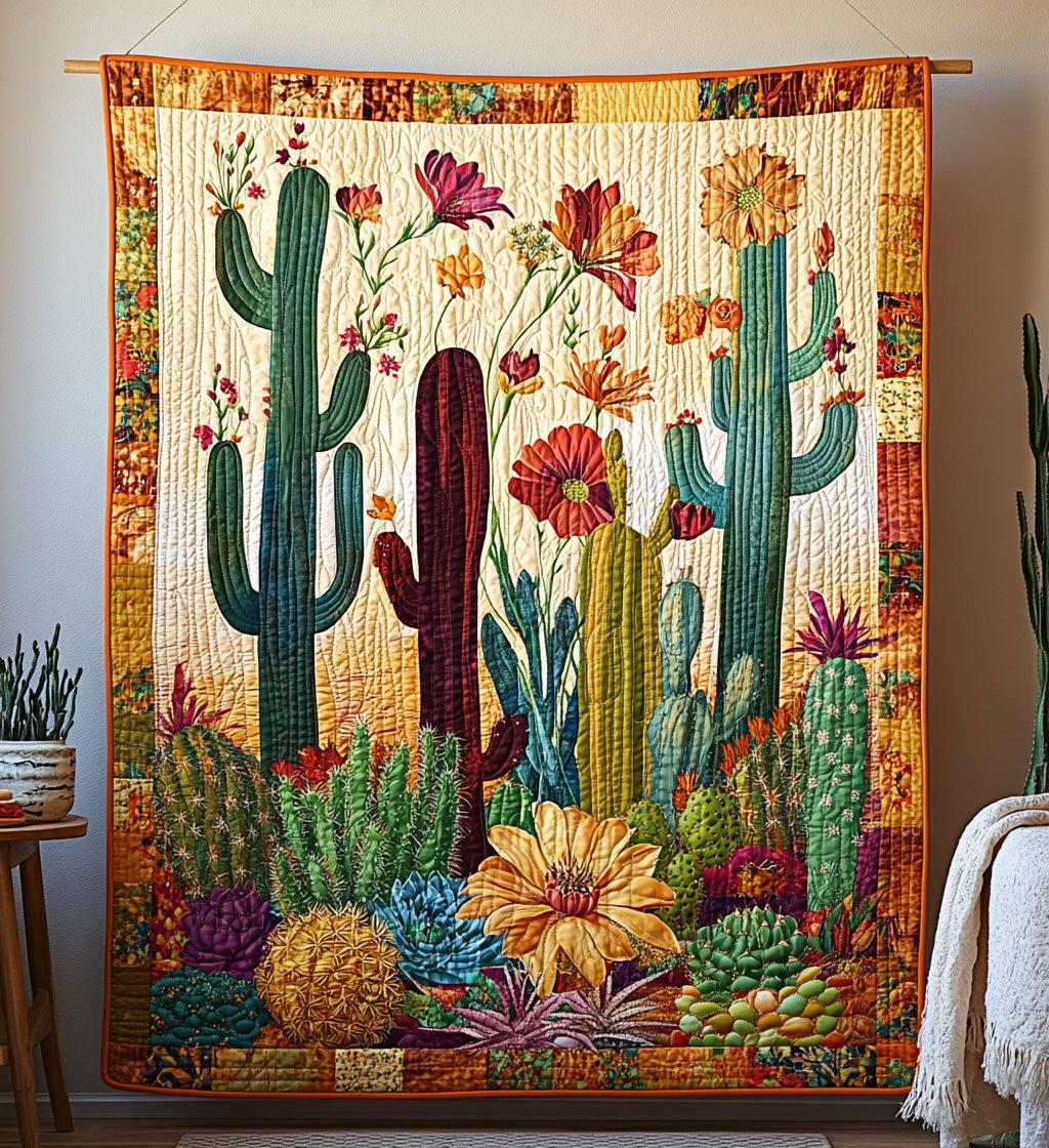 Desert Delight Quilted Blanket - Throw (55" x 60")
