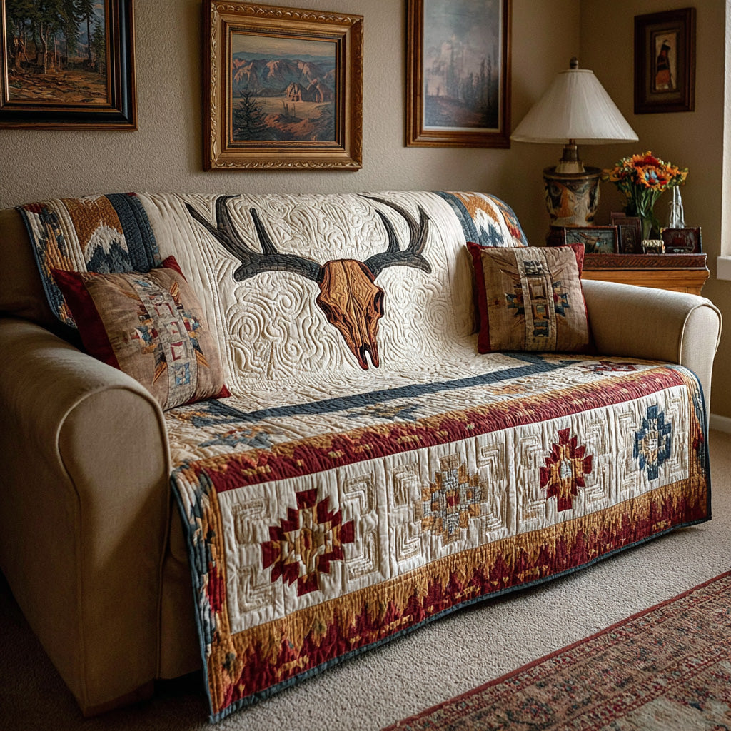 Desert Antler Patch Quilted Blanket - Baby (30" x 40") - Pack 1
