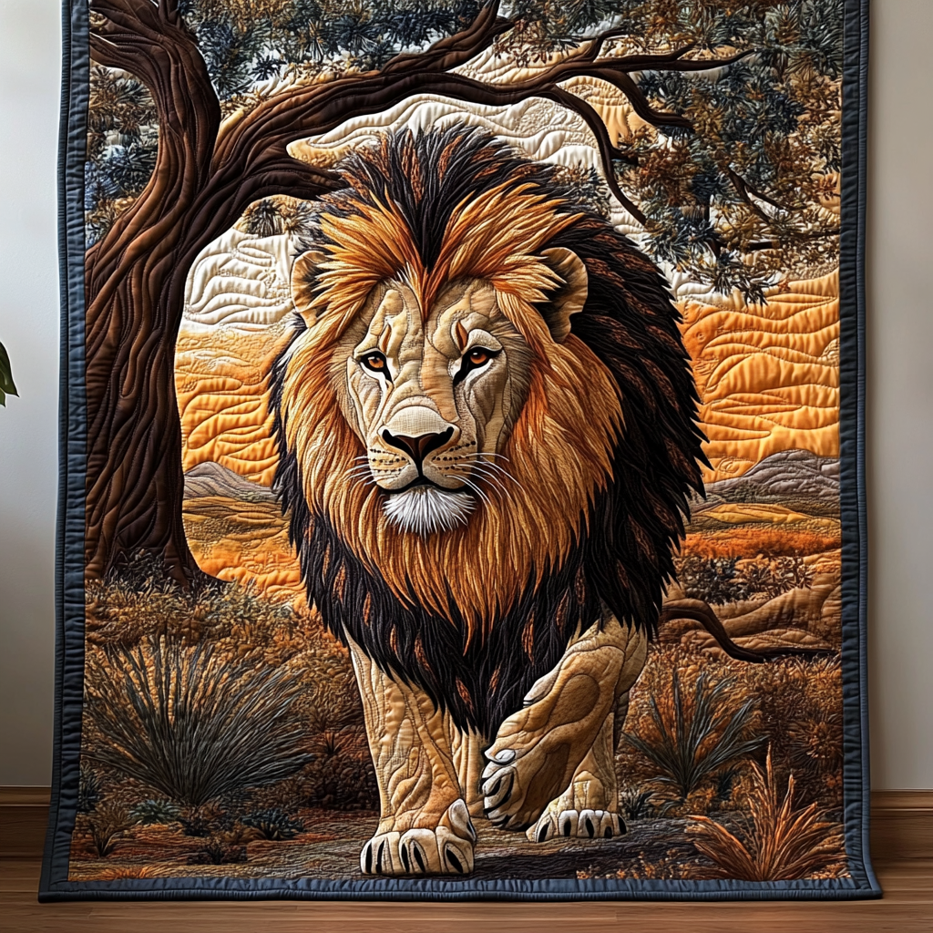 Desert Dawn Quilted Blanket - Throw (55" x 60")