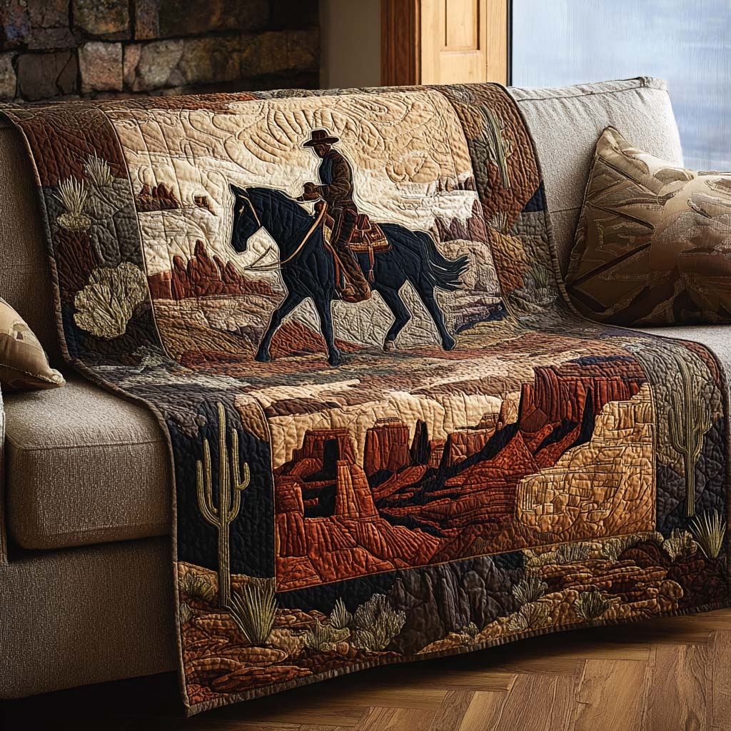 Desert Gallop Quilted Blanket - Baby (30" x 40") - Pack 1